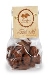 Słodkie trufle z orzechów laskowych z Piemontu z gorzką czekoladą 200g
