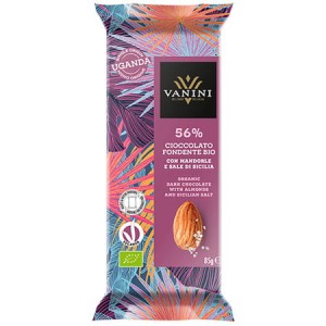 Czekolada Vanini z prażonymi migdałami BIO